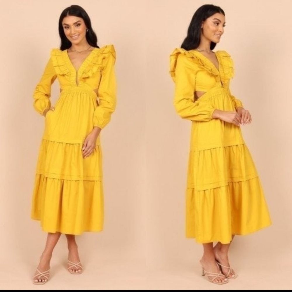 NWT Petal & Pup Open Cut Dress XL